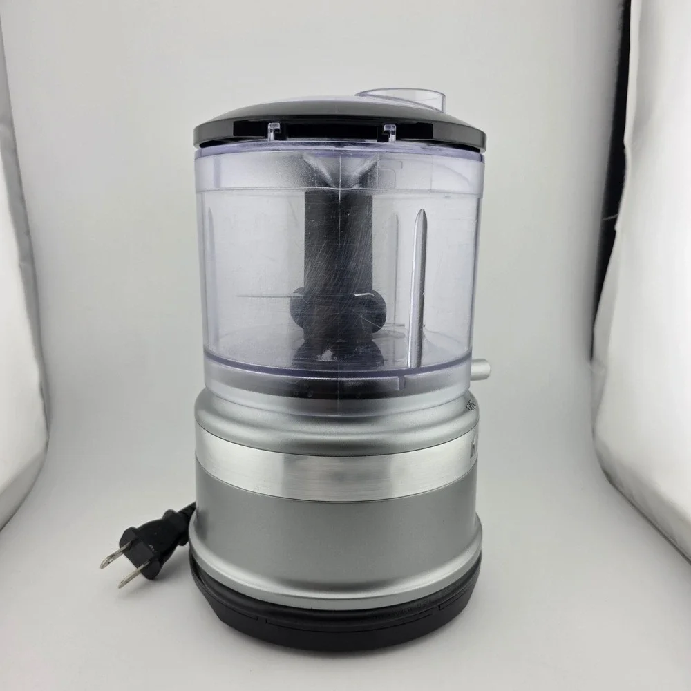 KitchenAid Food Chopper 3.5 Cup KFC3516CU Contour Silver GOOD Kitchen Utility